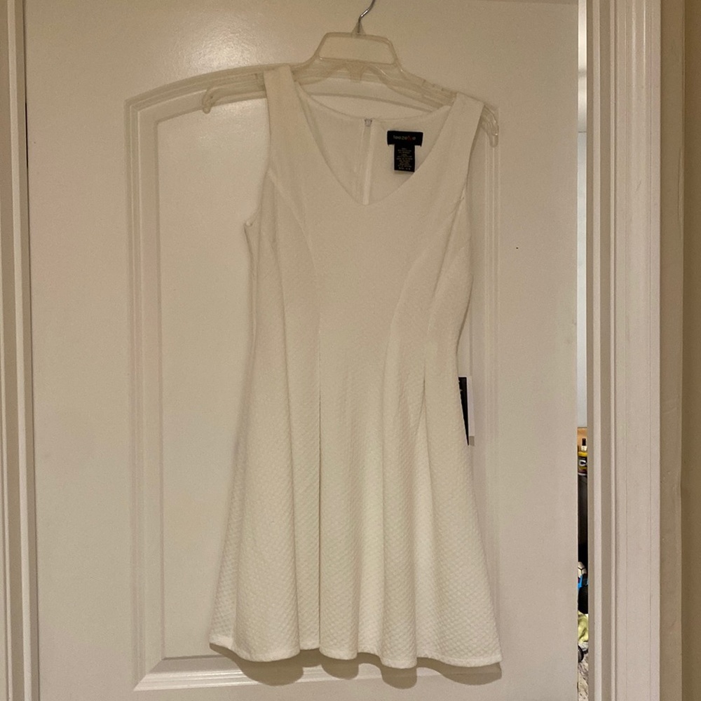 Simple white dress